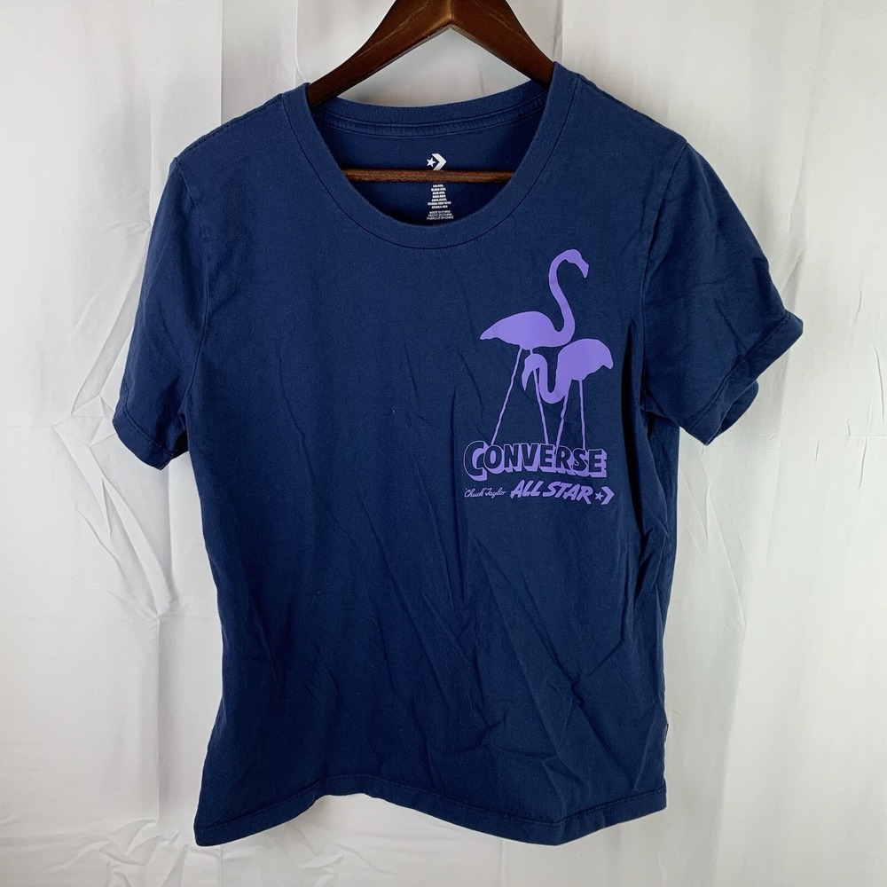 Girl's Youth Converse All Star Chuck Taylor T-Shirt XXL Classic Fit Flamingo‎